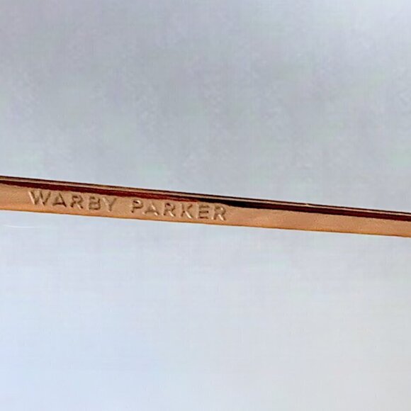 Warby Parker Blair Rose Gold Glasses - Picture 12 of 15